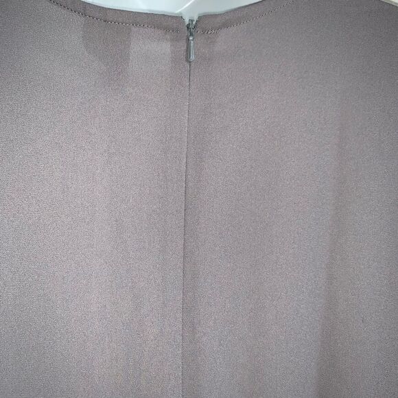 ASOS Petite Gray Ruffle Mini Dress-6 NWT - Picture 5 of 8